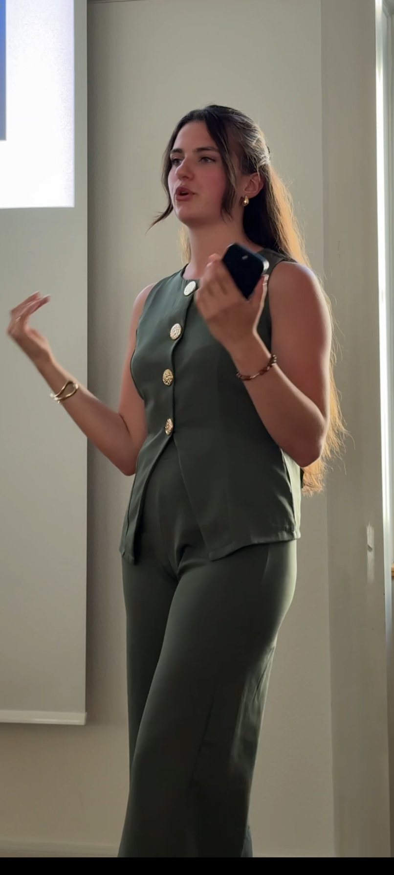 Ronja Hess auf der Bühne
